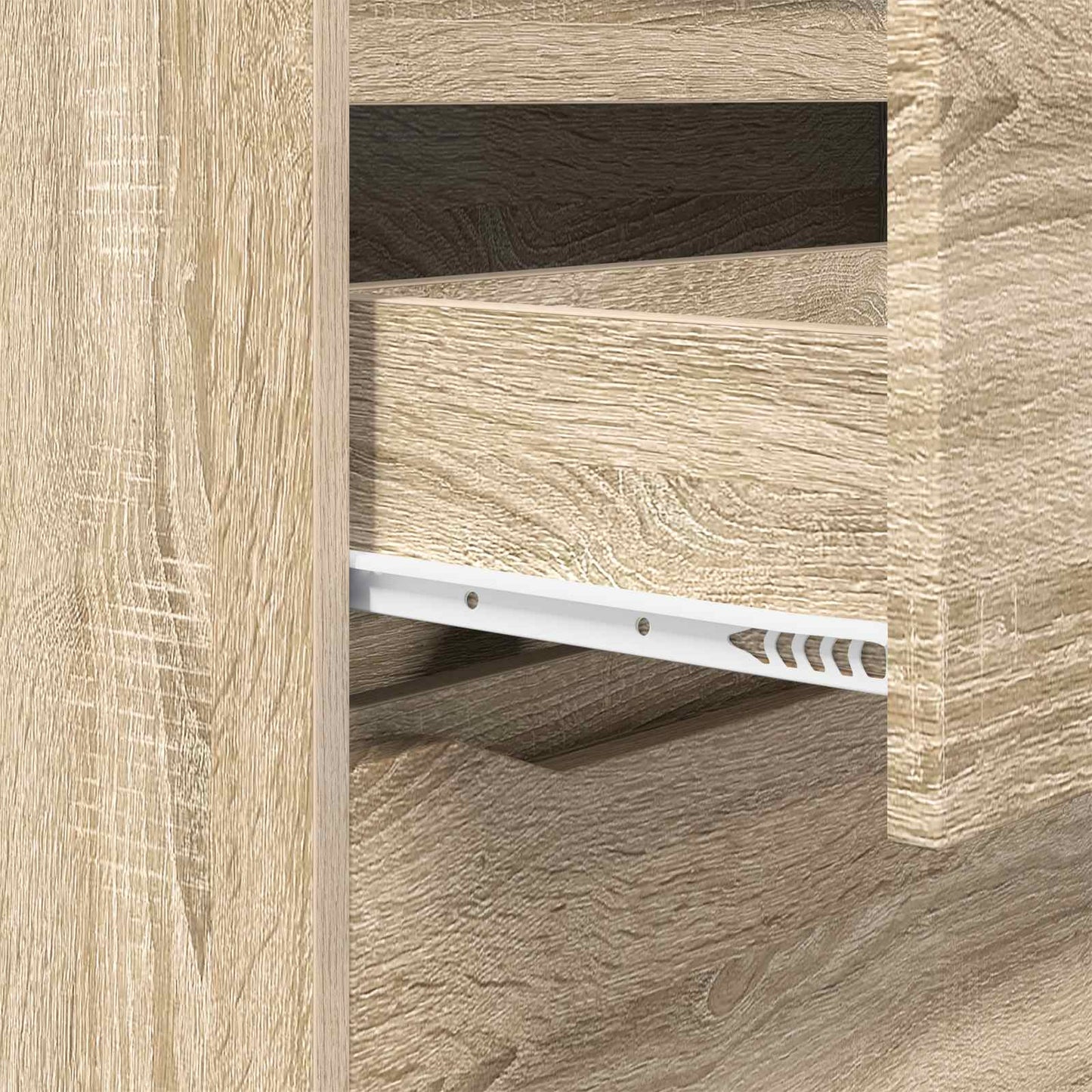 vidaXL Storage Cabinet Sonoma Oak 80 x 48 x 57 cm Engineered Wood