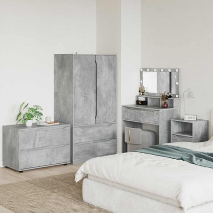 vidaXL Storage Cabinet Concrete Grey 80 x 48 x 57 cm Engineered Wood