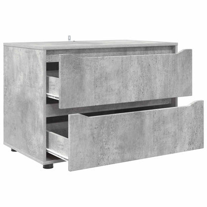 vidaXL Storage Cabinet Concrete Grey 80 x 48 x 57 cm Engineered Wood