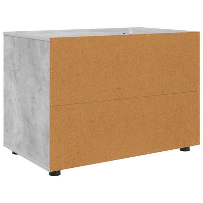vidaXL Storage Cabinet Concrete Grey 80 x 48 x 57 cm Engineered Wood