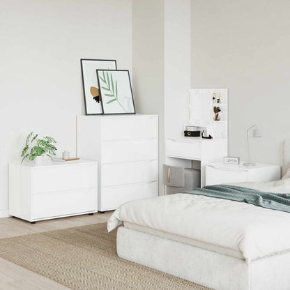 vidaXL Storage Cabinet High Gloss White 80 x 48 x 57 cm