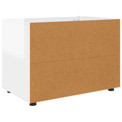 vidaXL Storage Cabinet High Gloss White 80 x 48 x 57 cm