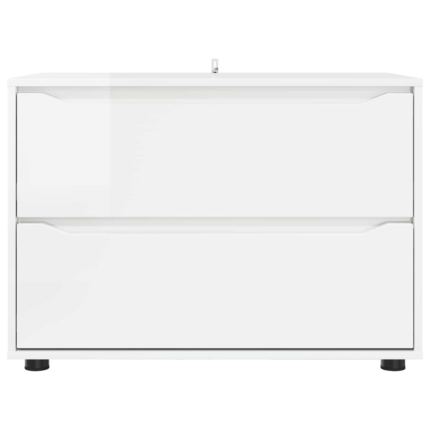vidaXL Storage Cabinet High Gloss White 80 x 48 x 57 cm