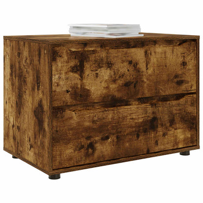 vidaXL Storage Cabinet Smoked Oak 80 x 48 x 57 cm Engineered Wood