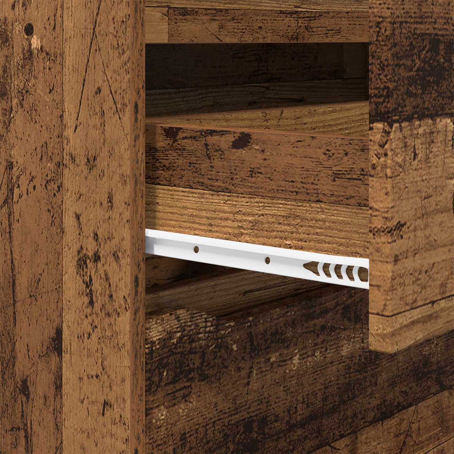 vidaXL Storage Cabinet Old Wood 80 x 48 x 57 cm Engineered Wood