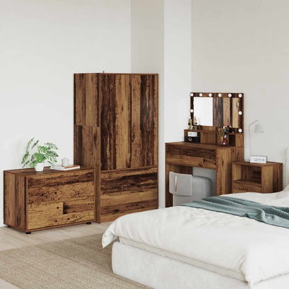 vidaXL Storage Cabinet Old Wood 80 x 48 x 57 cm Engineered Wood