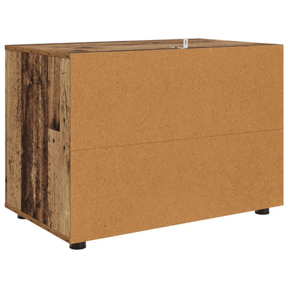 vidaXL Storage Cabinet Old Wood 80 x 48 x 57 cm Engineered Wood