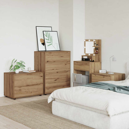 vidaXL Storage Cabinet 80 x 48 x 57 cm Engineered Wood Artisan Oak