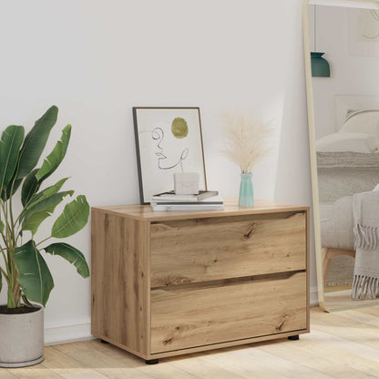 vidaXL Storage Cabinet 80 x 48 x 57 cm Engineered Wood Artisan Oak