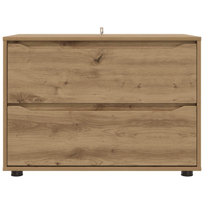 vidaXL Storage Cabinet 80 x 48 x 57 cm Engineered Wood Artisan Oak