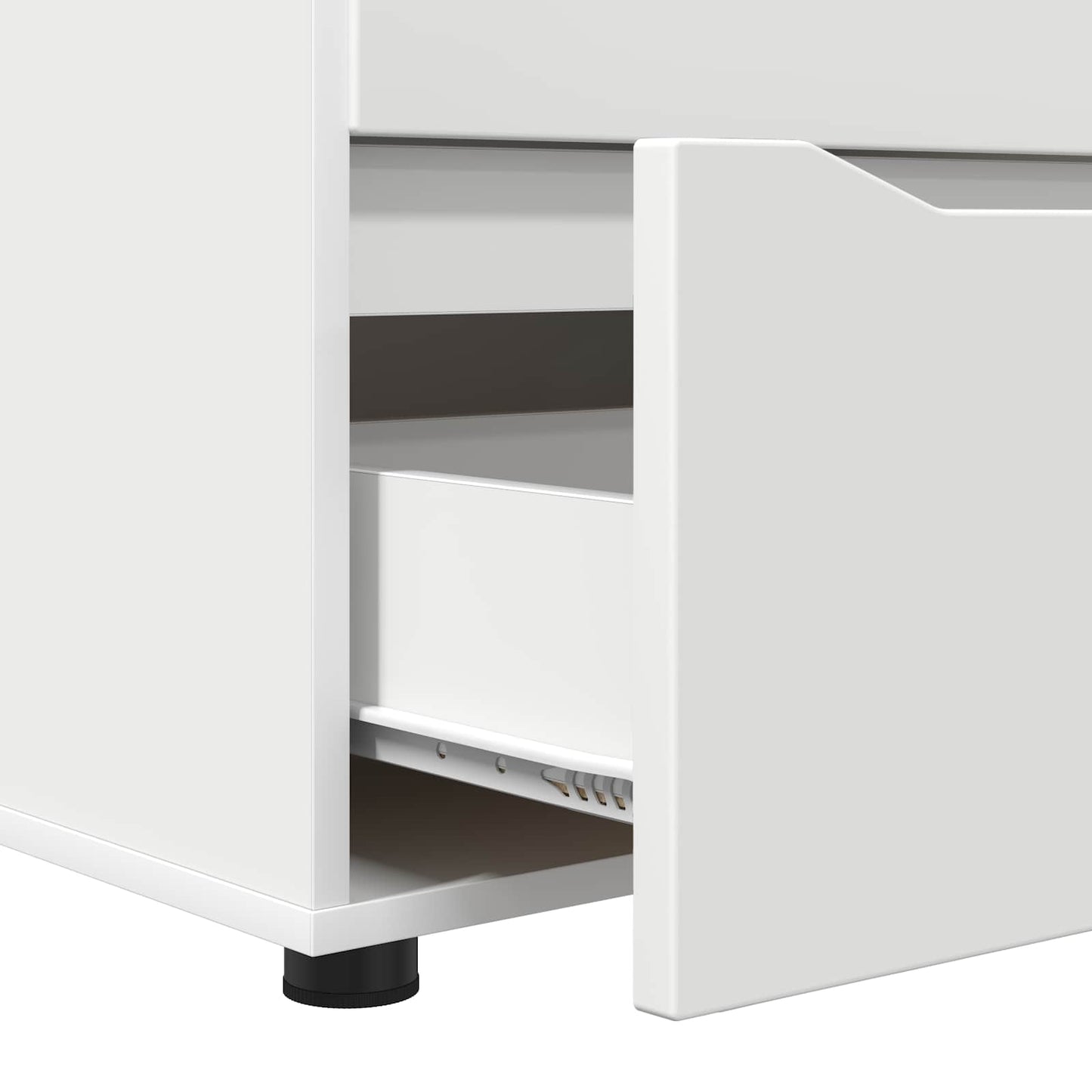 vidaXL Storage Cabinet 60 x 48 x 57 cm Engineered Wood White