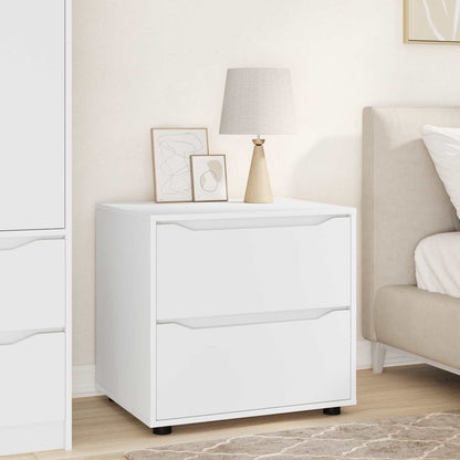 vidaXL Storage Cabinet 60 x 48 x 57 cm Engineered Wood White