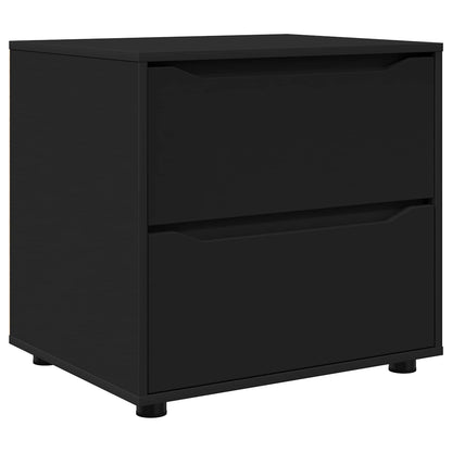vidaXL Storage Cabinet 60 x 48 x 57 cm Engineered Wood Black