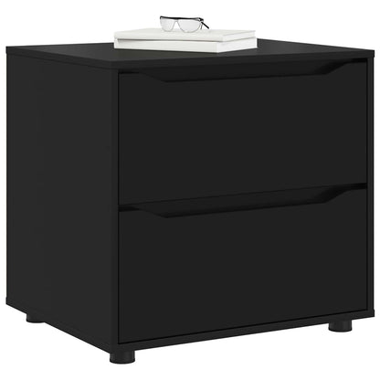 vidaXL Storage Cabinet 60 x 48 x 57 cm Engineered Wood Black