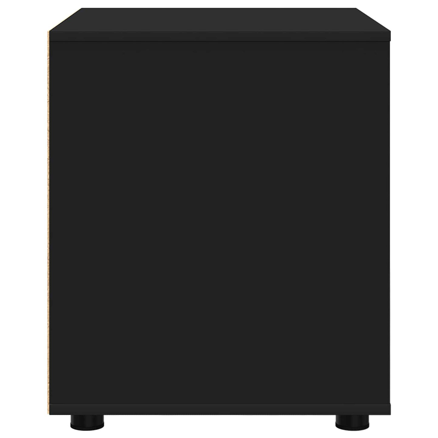 vidaXL Storage Cabinet 60 x 48 x 57 cm Engineered Wood Black