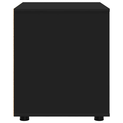 vidaXL Storage Cabinet 60 x 48 x 57 cm Engineered Wood Black
