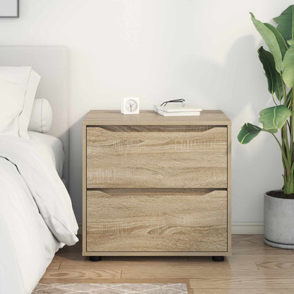 vidaXL Storage Cabinet 60 x 48 x 57 cm Engineered Wood Sonoma Oak