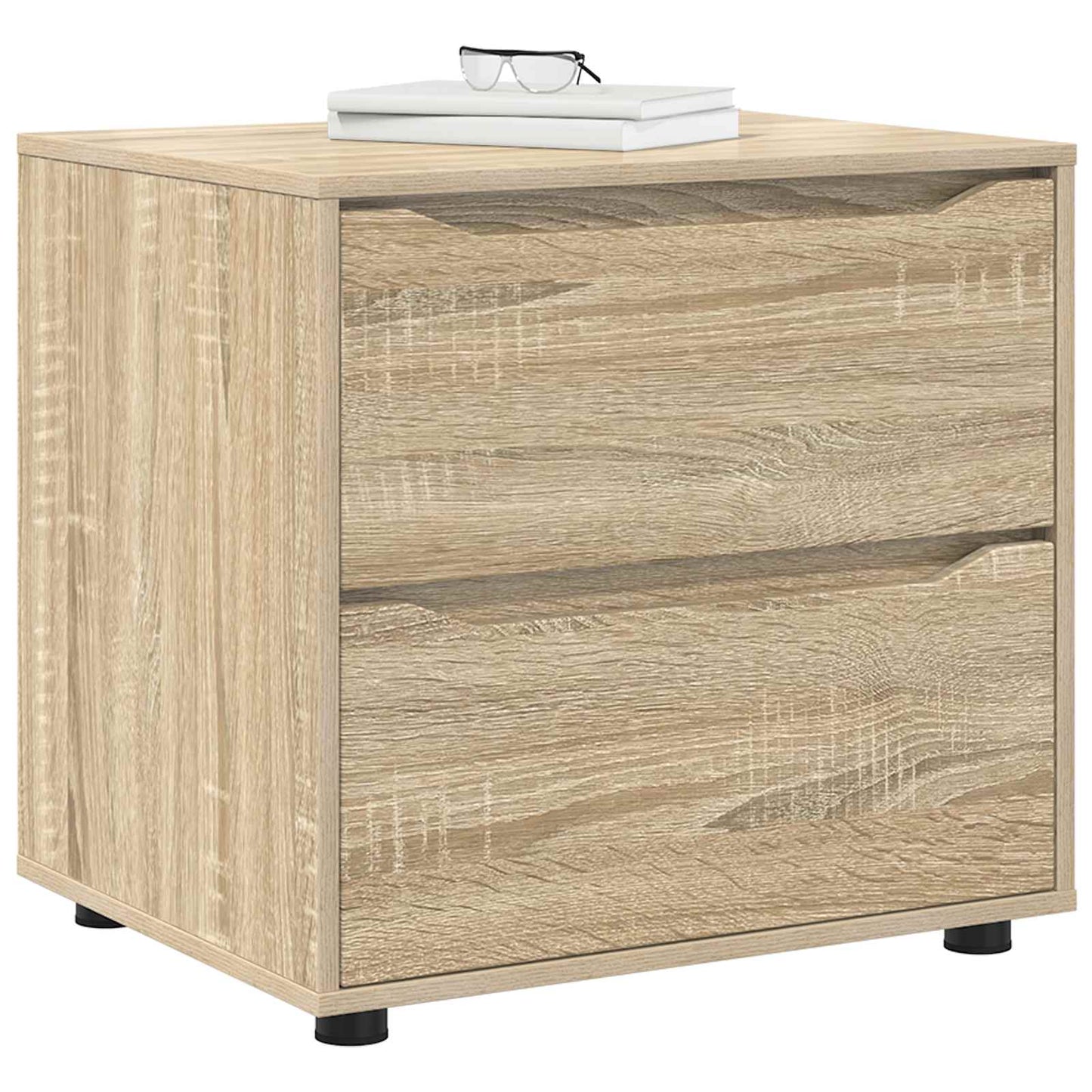 vidaXL Storage Cabinet 60 x 48 x 57 cm Engineered Wood Sonoma Oak