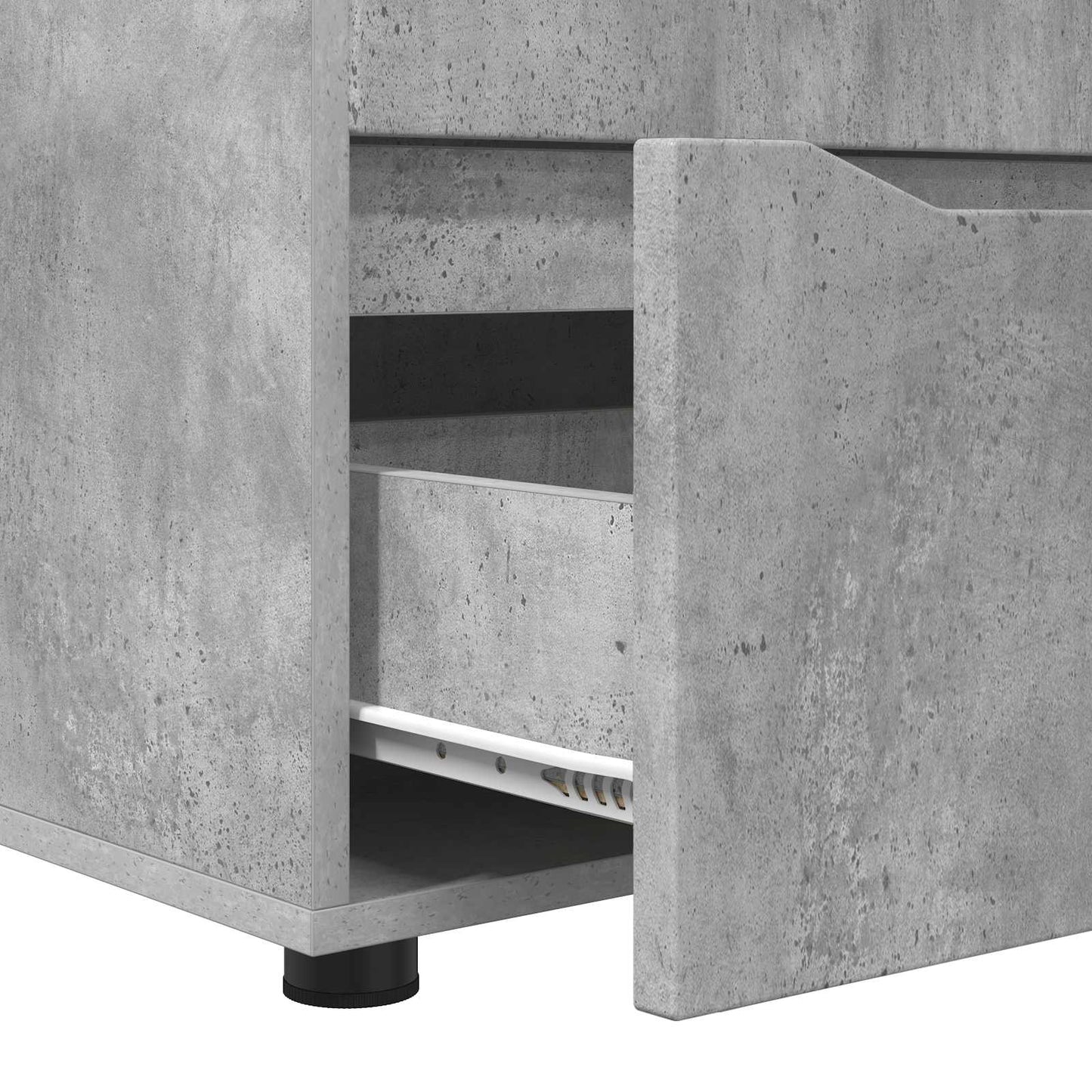 vidaXL Storage Cabinet 60 x 48 x 57 cm Engineered Wood Concrete Grey