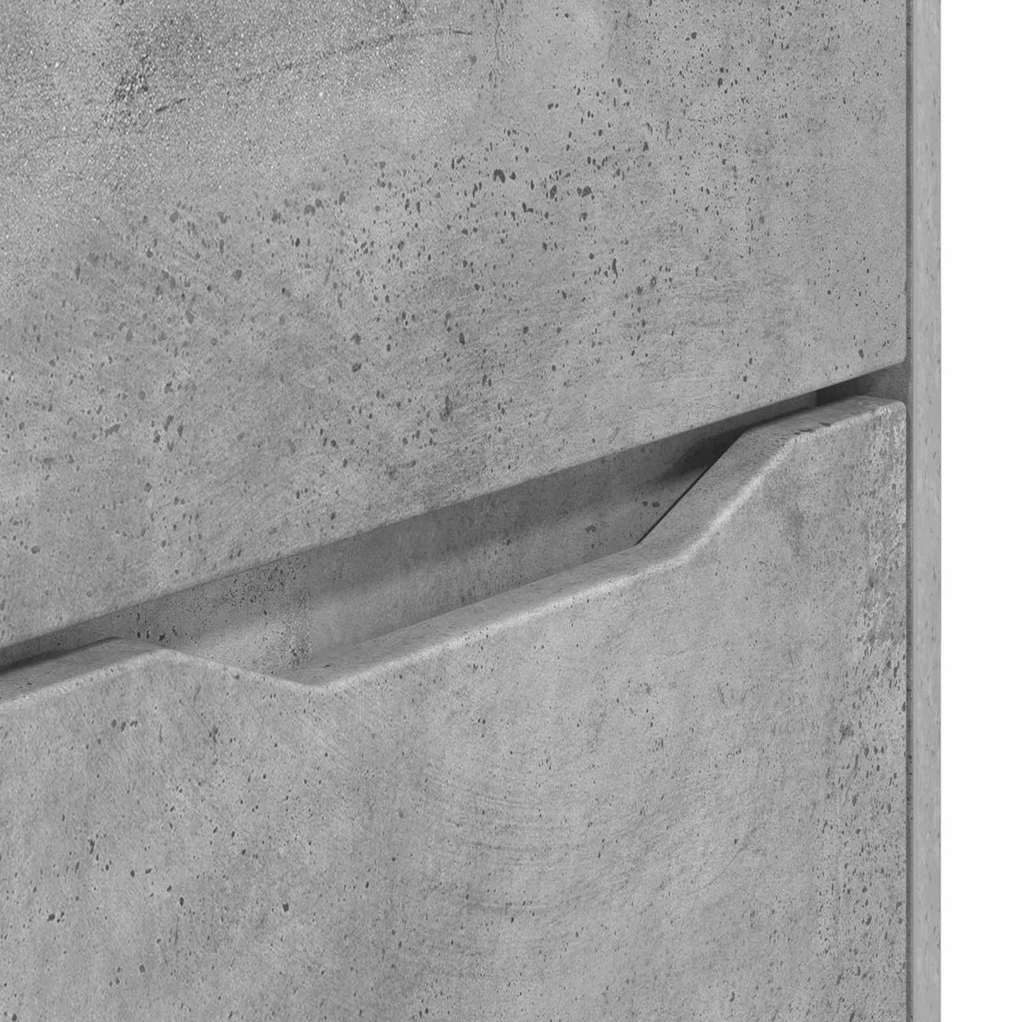 vidaXL Storage Cabinet 60 x 48 x 57 cm Engineered Wood Concrete Grey