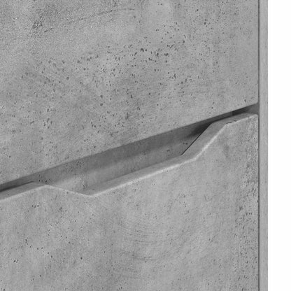 vidaXL Storage Cabinet 60 x 48 x 57 cm Engineered Wood Concrete Grey