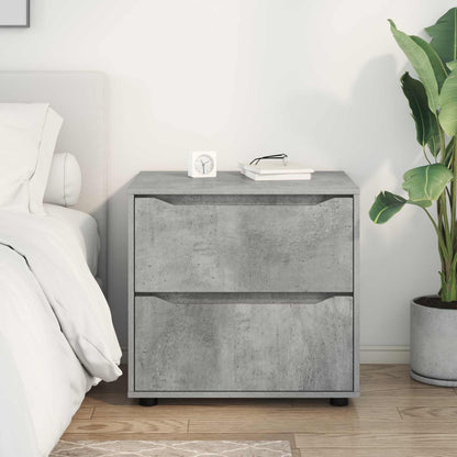 vidaXL Storage Cabinet 60 x 48 x 57 cm Engineered Wood Concrete Grey