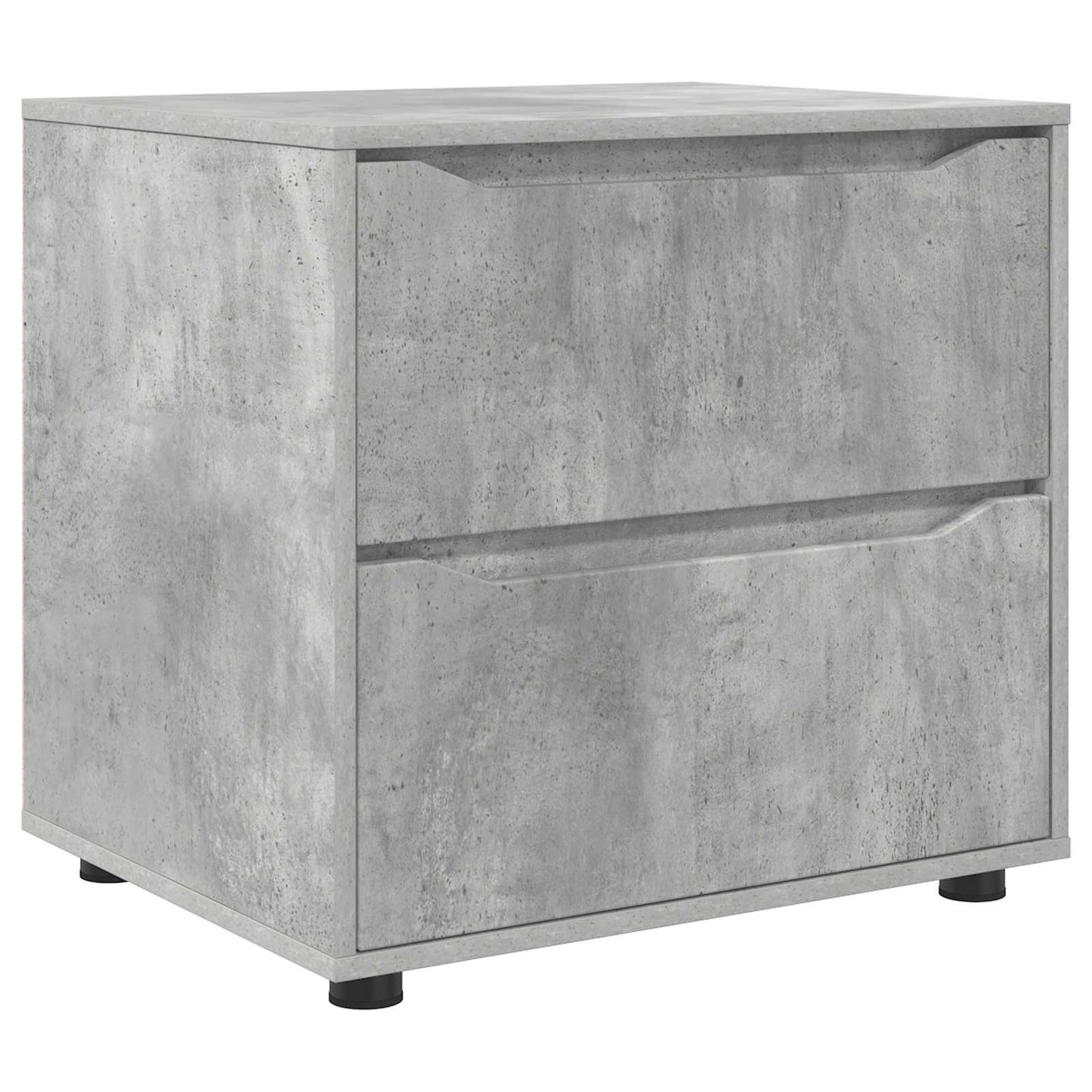 vidaXL Storage Cabinet 60 x 48 x 57 cm Engineered Wood Concrete Grey