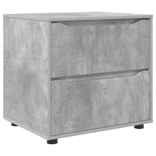 vidaXL Storage Cabinet 60 x 48 x 57 cm Engineered Wood Concrete Grey