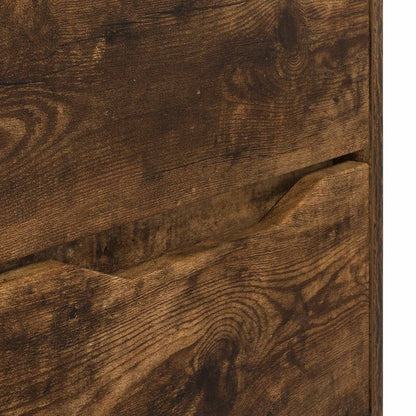 vidaXL Storage Cabinet 60 x 48 x 57 cm Engineered Wood Smoked Oak