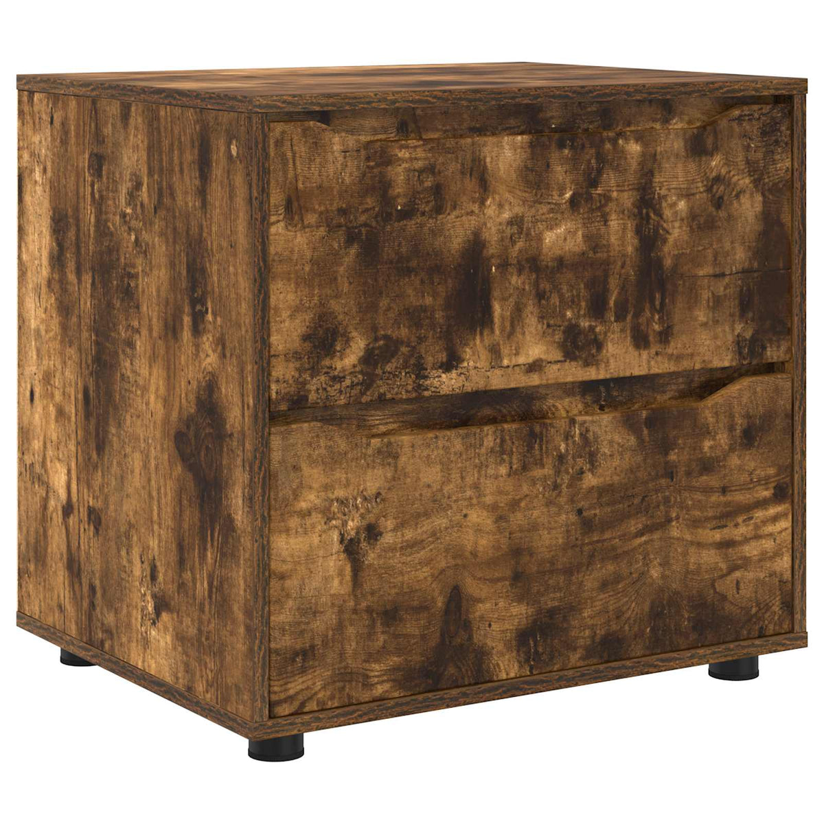 vidaXL Storage Cabinet 60 x 48 x 57 cm Engineered Wood Smoked Oak