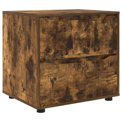 vidaXL Storage Cabinet 60 x 48 x 57 cm Engineered Wood Smoked Oak
