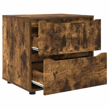 vidaXL Storage Cabinet 60 x 48 x 57 cm Engineered Wood Smoked Oak
