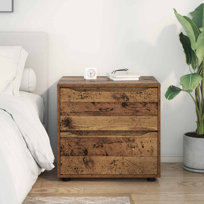 vidaXL Storage Cabinet 60 x 48 x 57 cm Engineered Wood Old Wood