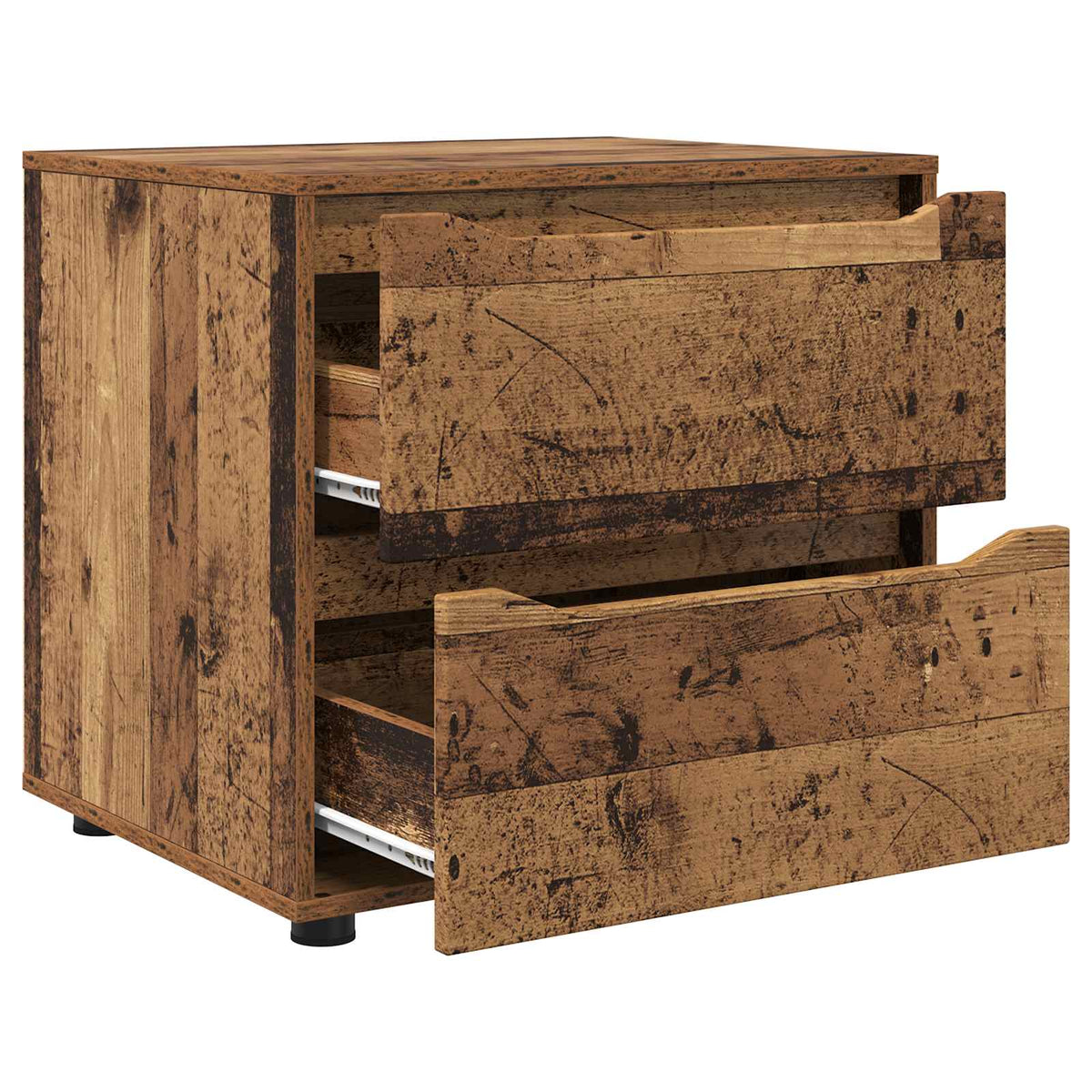 vidaXL Storage Cabinet 60 x 48 x 57 cm Engineered Wood Old Wood