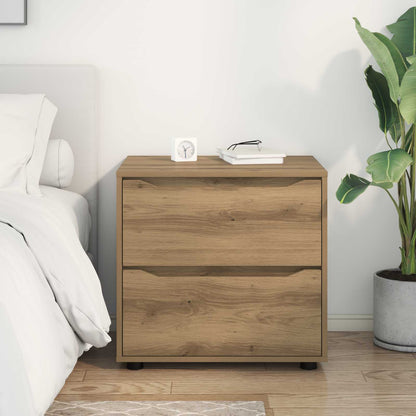 vidaXL Storage Cabinet 60 x 48 x 57 cm Engineered Wood Artisan Oak