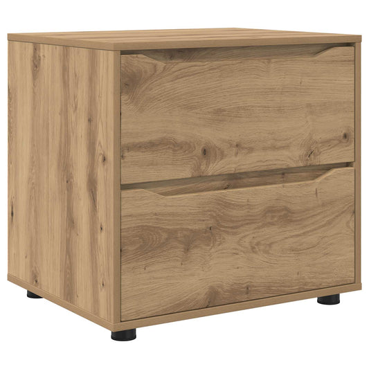 vidaXL Storage Cabinet 60 x 48 x 57 cm Engineered Wood Artisan Oak