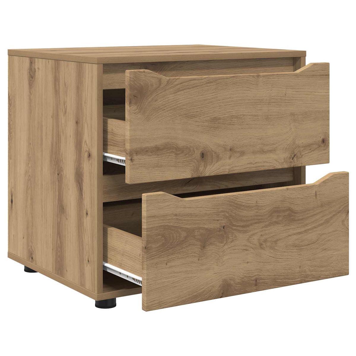 vidaXL Storage Cabinet 60 x 48 x 57 cm Engineered Wood Artisan Oak