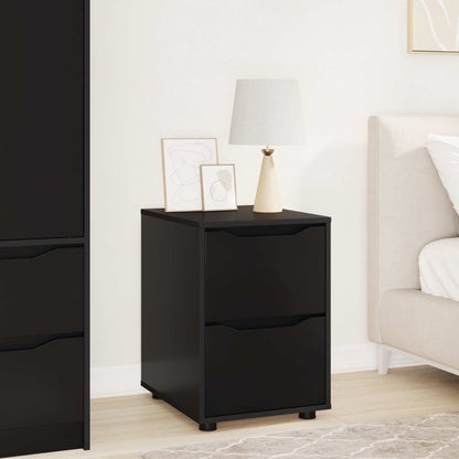 vidaXL Storage Cabinet Black 40 x 48 x 57 cm Engineered Wood
