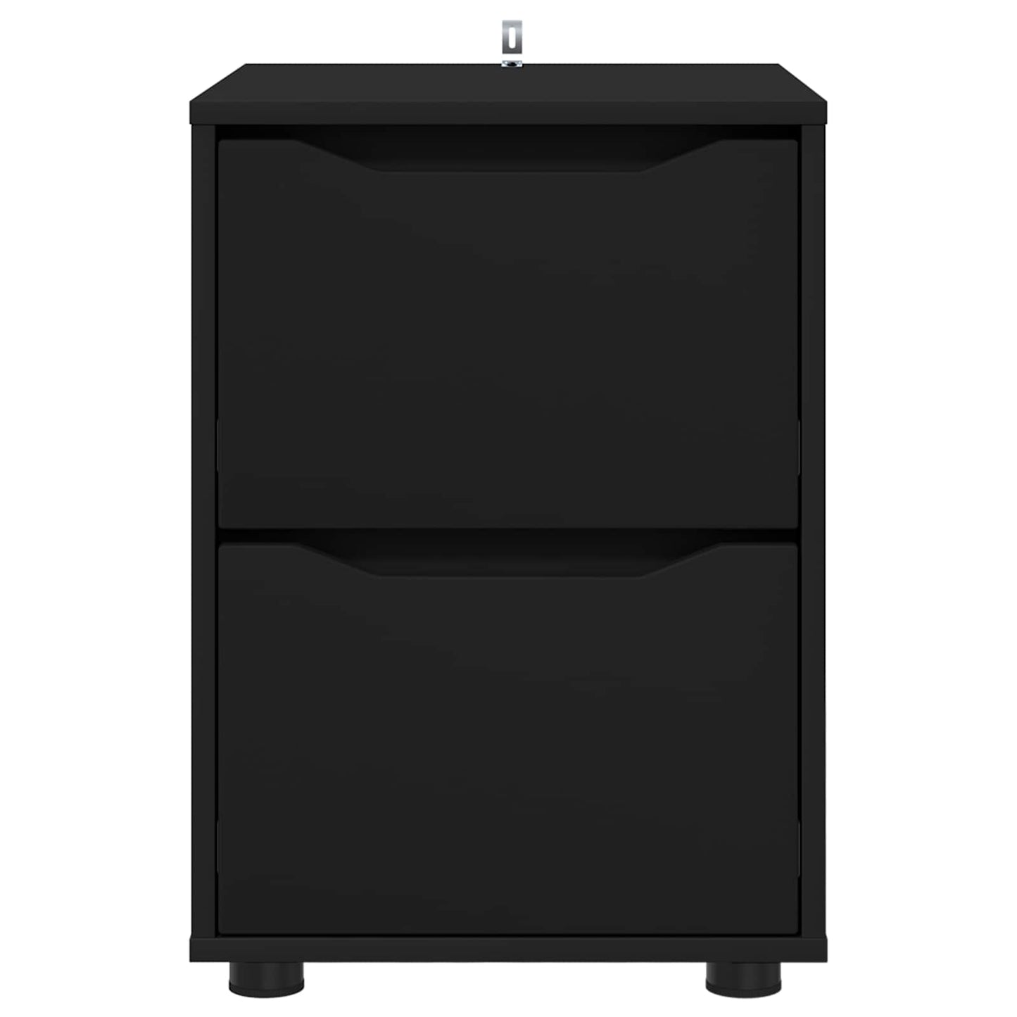 vidaXL Storage Cabinet Black 40 x 48 x 57 cm Engineered Wood