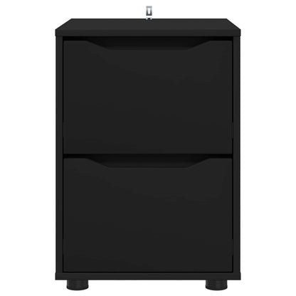 vidaXL Storage Cabinet Black 40 x 48 x 57 cm Engineered Wood