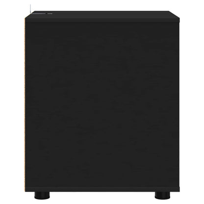 vidaXL Storage Cabinet Black 40 x 48 x 57 cm Engineered Wood