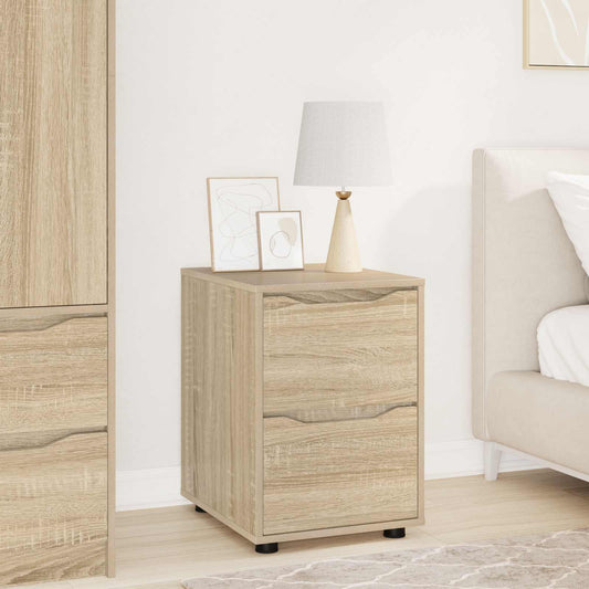 vidaXL Storage Cabinet Sonoma Oak 40 x 48 x 57 cm Engineered Wood