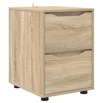 vidaXL Storage Cabinet Sonoma Oak 40 x 48 x 57 cm Engineered Wood