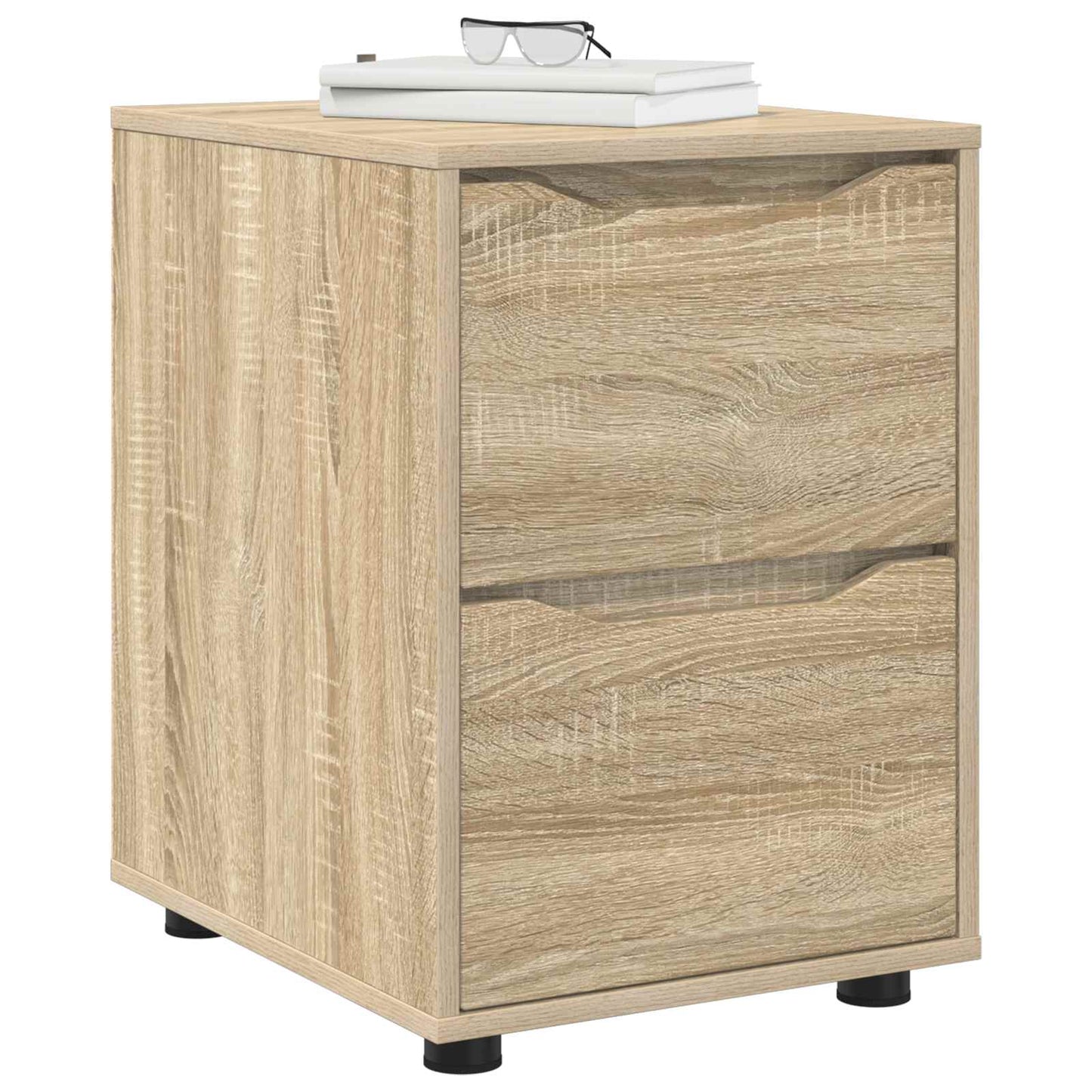 vidaXL Storage Cabinet Sonoma Oak 40 x 48 x 57 cm Engineered Wood