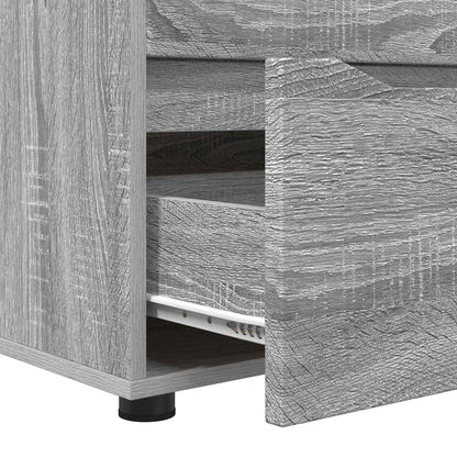 vidaXL Storage Cabinet Grey Sonoma 40 x 48 x 57 cm Engineered Wood