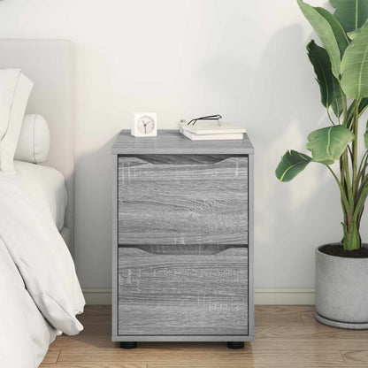 vidaXL Storage Cabinet Grey Sonoma 40 x 48 x 57 cm Engineered Wood