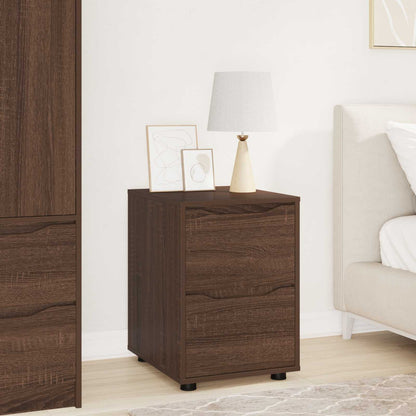 vidaXL Storage Cabinet Brown Oak 40 x 48 x 57 cm Engineered Wood