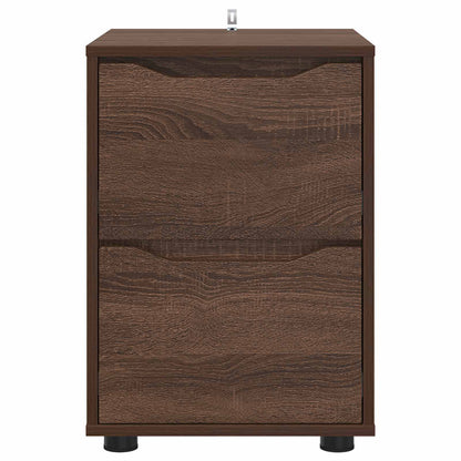 vidaXL Storage Cabinet Brown Oak 40 x 48 x 57 cm Engineered Wood