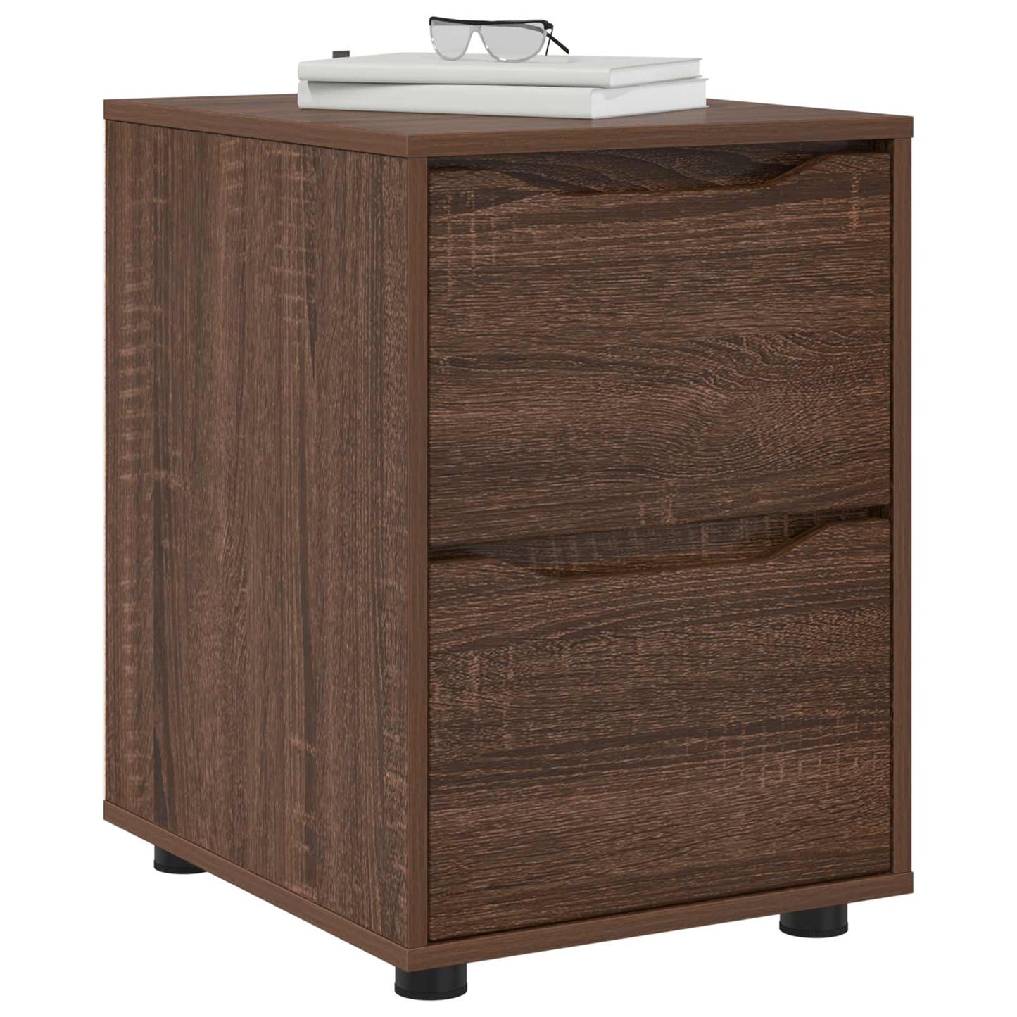 vidaXL Storage Cabinet Brown Oak 40 x 48 x 57 cm Engineered Wood