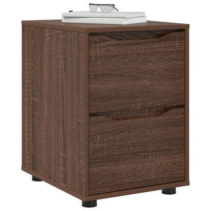 vidaXL Storage Cabinet Brown Oak 40 x 48 x 57 cm Engineered Wood